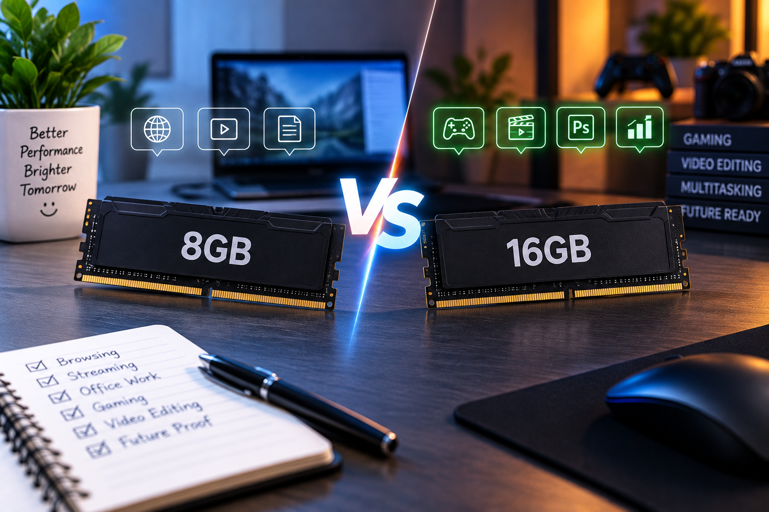 8GB vs 16GB RAM: How Much RAM Do You Really Need in 2026?