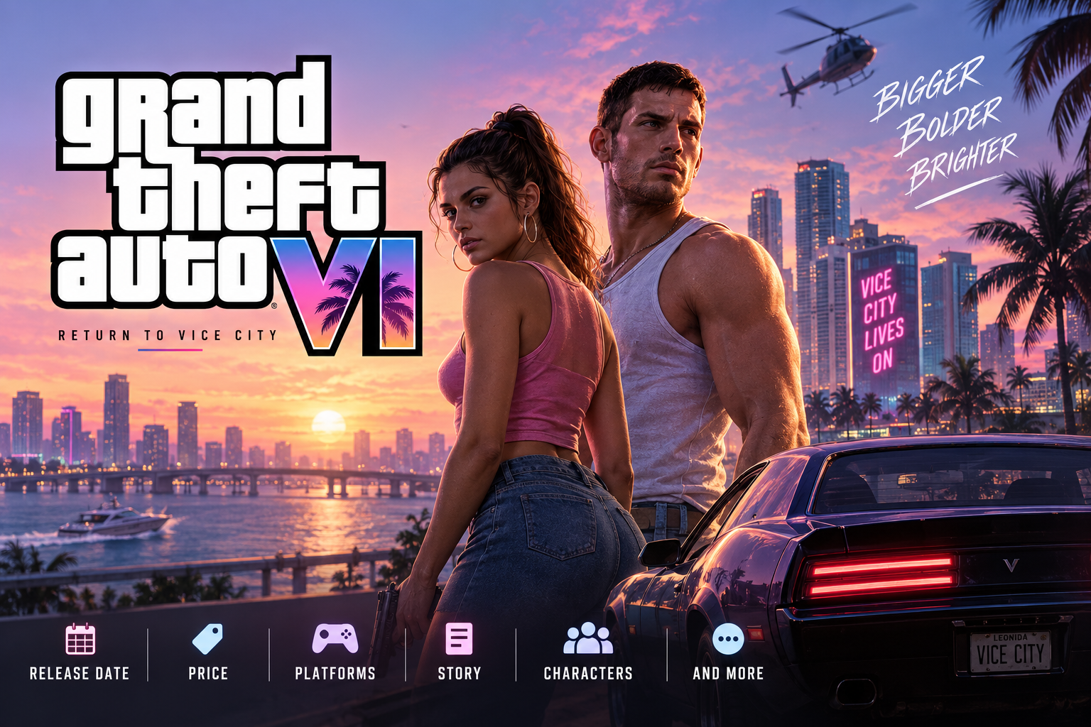 GTA 6: Release Date, Price, Platforms, Story, Characters & Everything You Need to Know